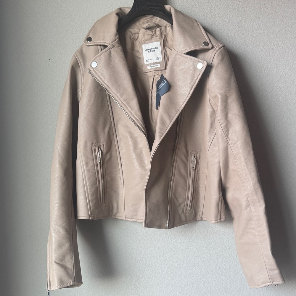 Abercrombie & Fitch Vegan Leather Jacket